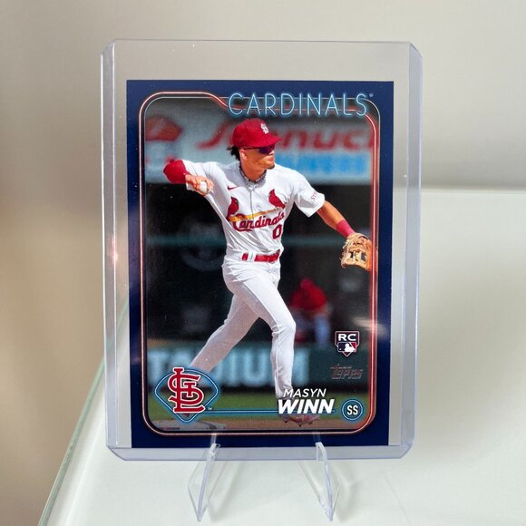 2024 Topps Series 2 - Mason Wynn (RC) Blue Border #480 - Picture 1 of 2